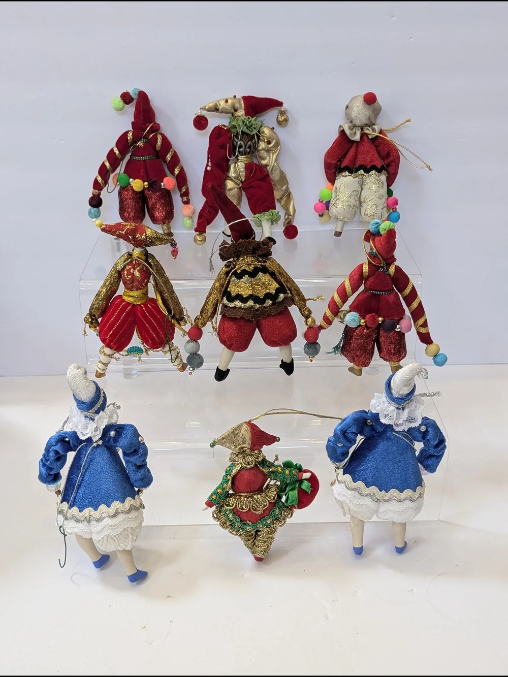 Handcrafted Jester Hanging OrnamentS